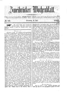 Zweibrücker Wochenblatt Dienstag 9. Juli 1861