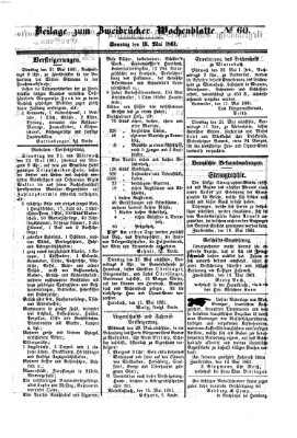 Zweibrücker Wochenblatt Sonntag 19. Mai 1861