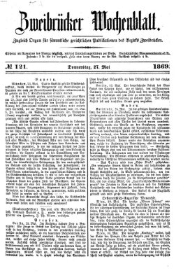 Zweibrücker Wochenblatt Donnerstag 27. Mai 1869