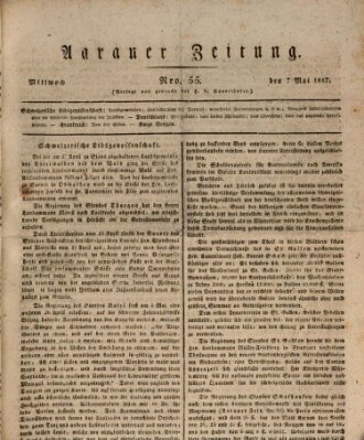 Aarauer Zeitung Mittwoch 7. Mai 1817