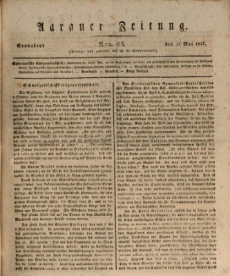 Aarauer Zeitung Samstag 31. Mai 1817