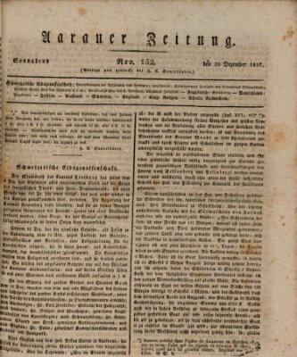 Aarauer Zeitung Samstag 20. Dezember 1817