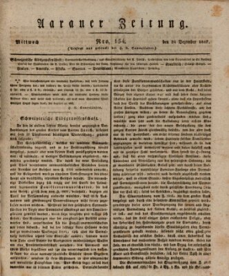 Aarauer Zeitung Mittwoch 24. Dezember 1817