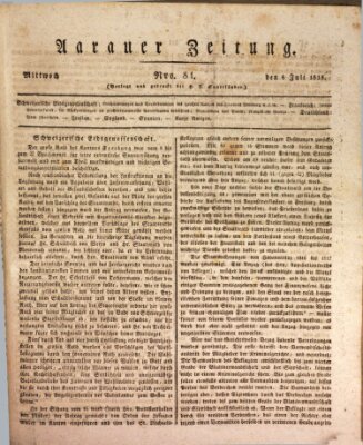 Aarauer Zeitung Montag 6. Juli 1818