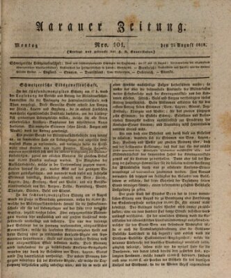 Aarauer Zeitung Montag 24. August 1818