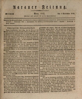 Aarauer Zeitung Mittwoch 2. September 1818