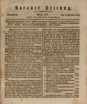 Aarauer Zeitung Samstag 24. Oktober 1818