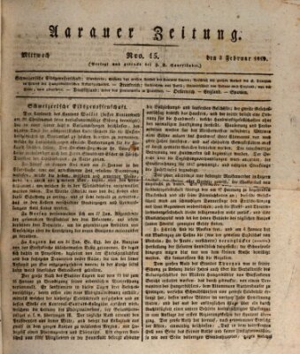 Aarauer Zeitung Mittwoch 3. Februar 1819