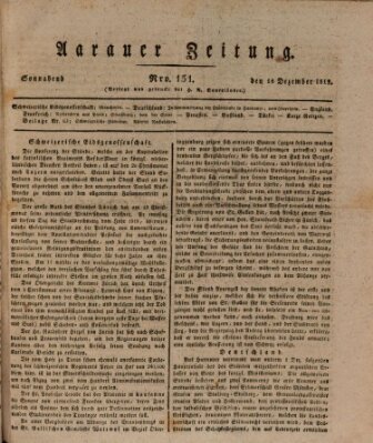 Aarauer Zeitung Samstag 18. Dezember 1819