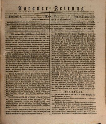 Aarauer Zeitung Samstag 29. Januar 1820