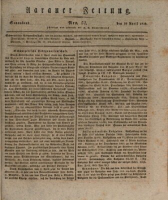 Aarauer Zeitung Samstag 29. April 1820