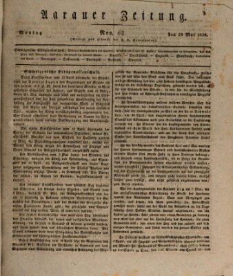 Aarauer Zeitung Montag 22. Mai 1820