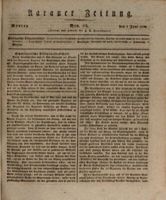 Aarauer Zeitung Montag 5. Juni 1820