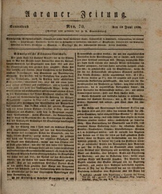 Aarauer Zeitung Samstag 10. Juni 1820