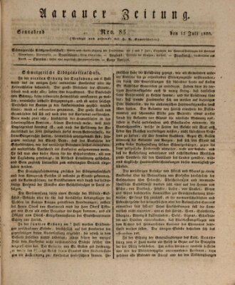 Aarauer Zeitung Samstag 15. Juli 1820