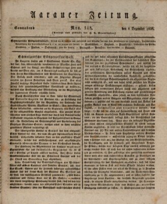 Aarauer Zeitung Freitag 8. Dezember 1820