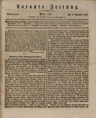 Aarauer Zeitung Samstag 30. Dezember 1820