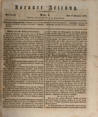 Aarauer Zeitung Mittwoch 17. Januar 1821