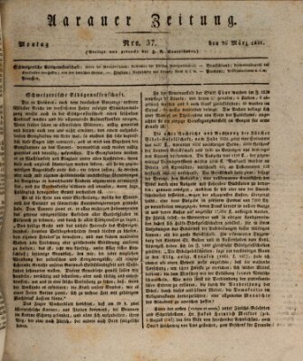 Aarauer Zeitung Montag 26. März 1821