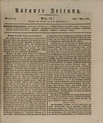 Aarauer Zeitung Montag 7. Mai 1821