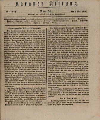 Aarauer Zeitung Mittwoch 9. Mai 1821