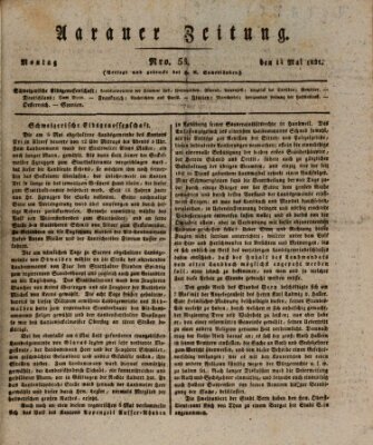 Aarauer Zeitung Montag 14. Mai 1821