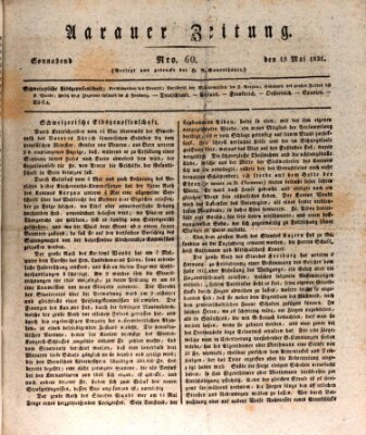 Aarauer Zeitung Samstag 19. Mai 1821