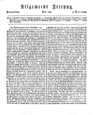 Allgemeine Zeitung Donnerstag 9. Mai 1799