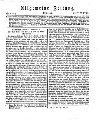 Allgemeine Zeitung Samstag 25. Mai 1799