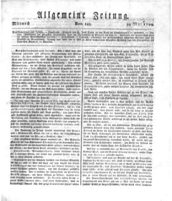 Allgemeine Zeitung Mittwoch 29. Mai 1799