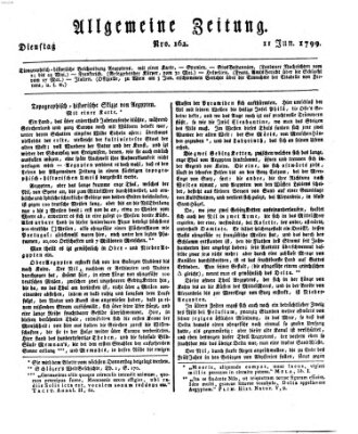 Allgemeine Zeitung Dienstag 11. Juni 1799