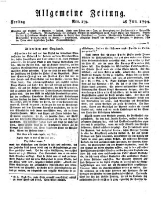 Allgemeine Zeitung Freitag 28. Juni 1799