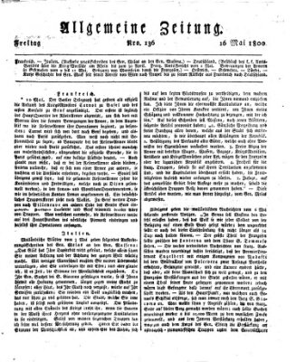 Allgemeine Zeitung Freitag 16. Mai 1800