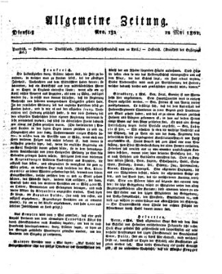 Allgemeine Zeitung Dienstag 12. Mai 1801