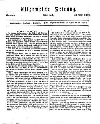 Allgemeine Zeitung Montag 25. Mai 1801