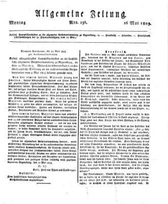 Allgemeine Zeitung Montag 16. Mai 1803