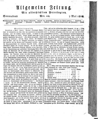 Allgemeine Zeitung Samstag 7. Mai 1808