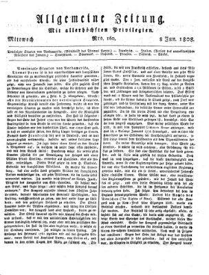 Allgemeine Zeitung Mittwoch 8. Juni 1808