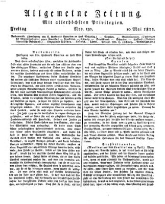 Allgemeine Zeitung Freitag 10. Mai 1811