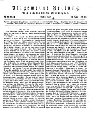 Allgemeine Zeitung Sonntag 12. Mai 1811