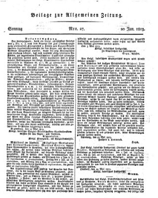 Allgemeine Zeitung Sonntag 20. Juni 1813