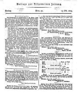 Allgemeine Zeitung Freitag 15. Oktober 1813