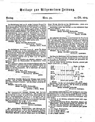 Allgemeine Zeitung Freitag 29. Oktober 1813