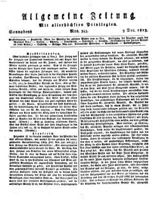 Allgemeine Zeitung Samstag 9. Dezember 1815