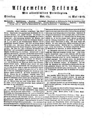 Allgemeine Zeitung Dienstag 13. Mai 1817