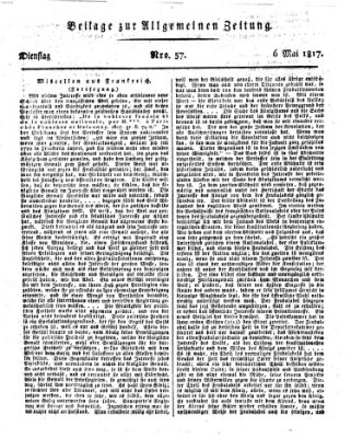 Allgemeine Zeitung Dienstag 6. Mai 1817