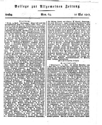 Allgemeine Zeitung Dienstag 20. Mai 1817