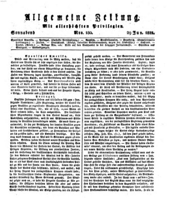 Allgemeine Zeitung Samstag 29. Juni 1822