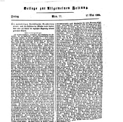 Allgemeine Zeitung Freitag 17. Mai 1822