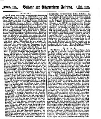 Allgemeine Zeitung Donnerstag 3. Juli 1823